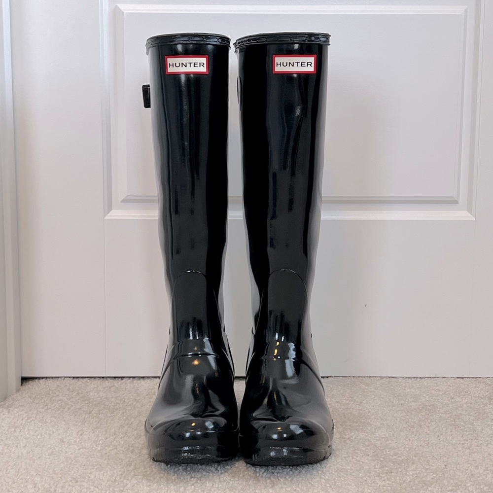 Hunter Tall Back Adjustable Rain Boots